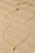 Minimalist Cross Pendant Necklace