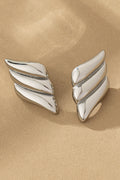 Angel Wings Stainless Steel Stud Earrings
