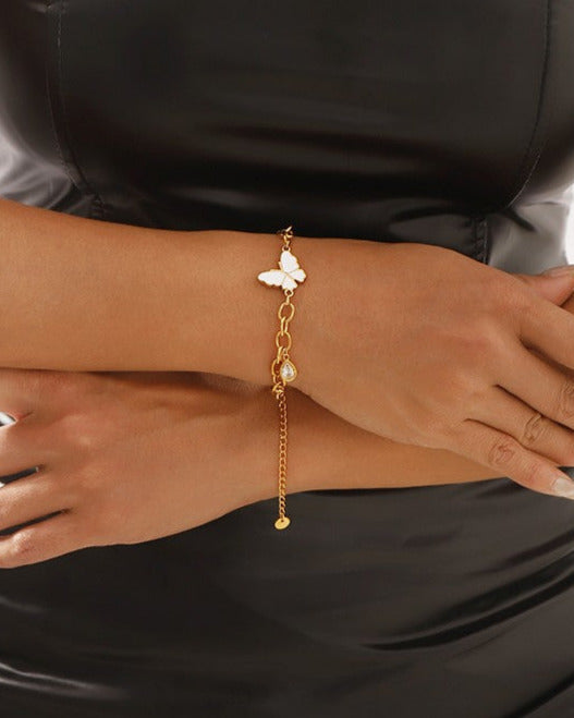 Butterfly Chain Bracelet