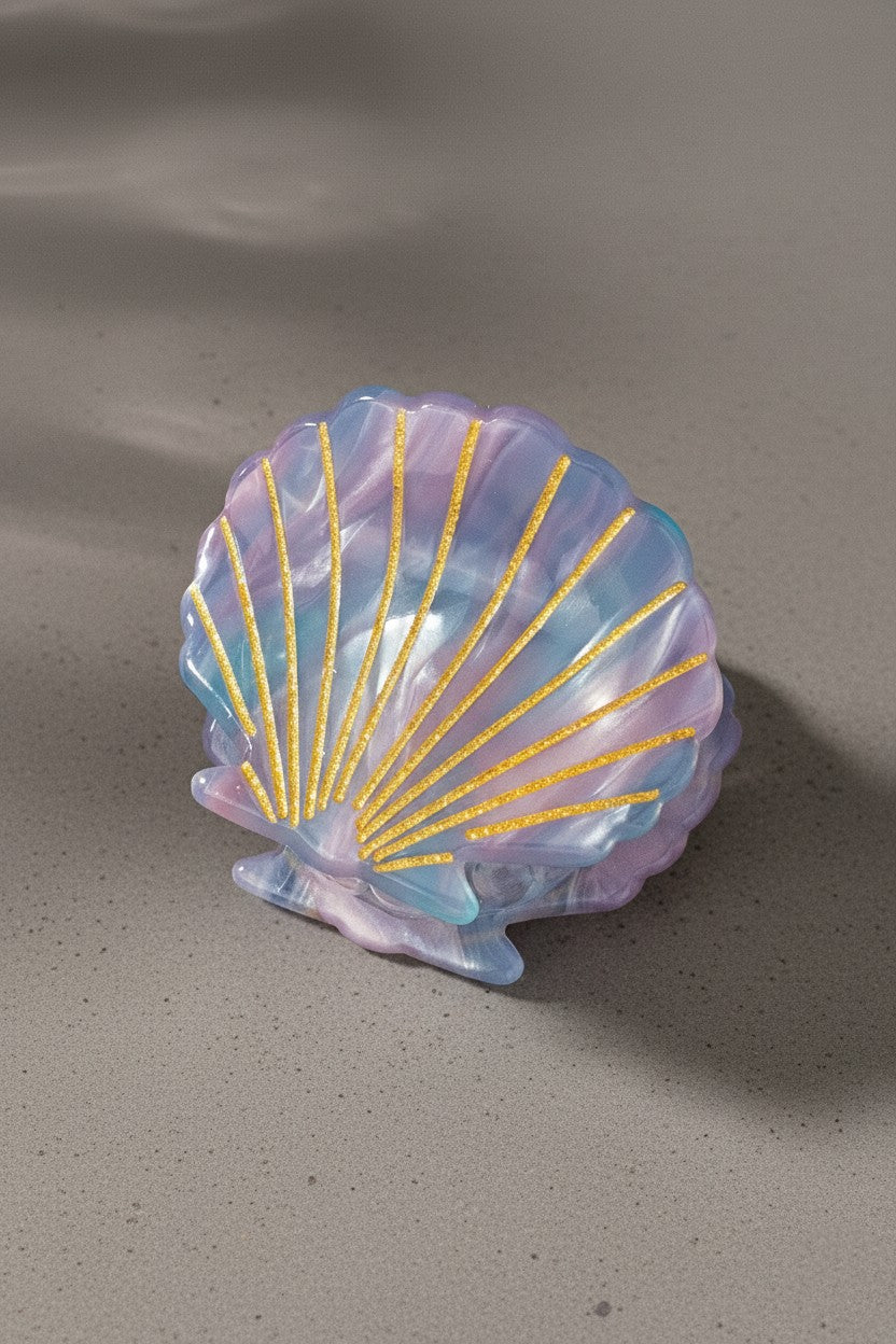 Mini Shell Acetate Hair Claw Clip