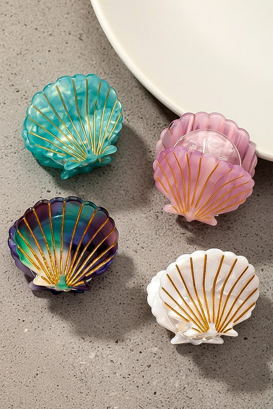 Mini Shell Acetate Hair Claw Clip