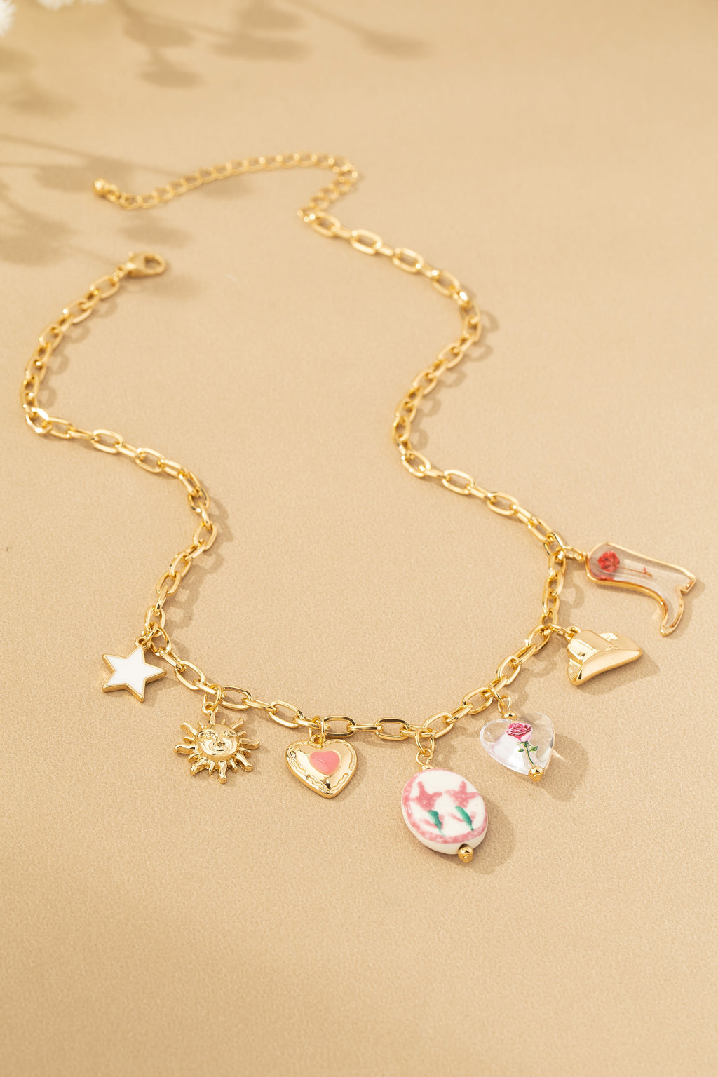 Western Ceramic Charm Necklace