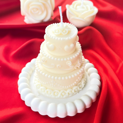 Weeding Cake Candle