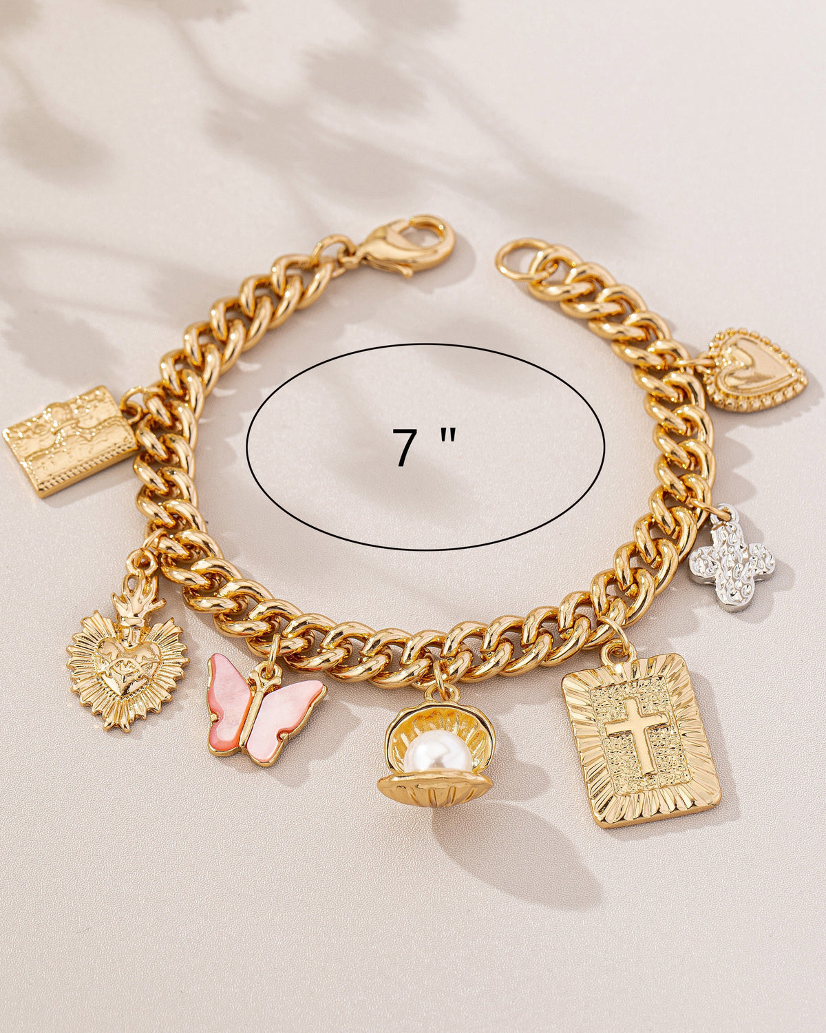 Divine Multiple Charm Bracelet