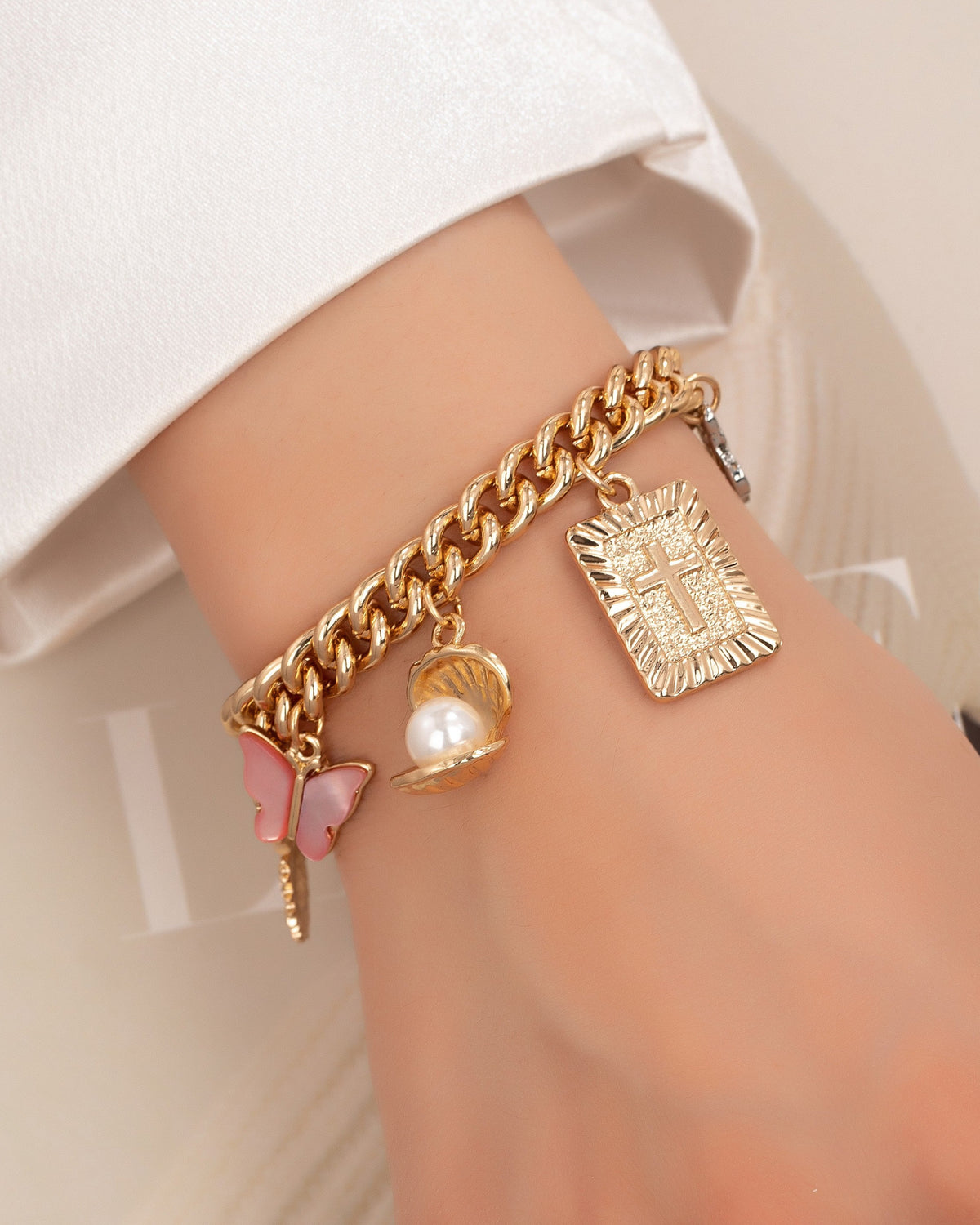 Divine Multiple Charm Bracelet