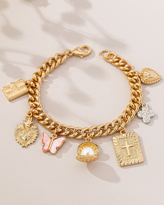 Divine Multiple Charm Bracelet