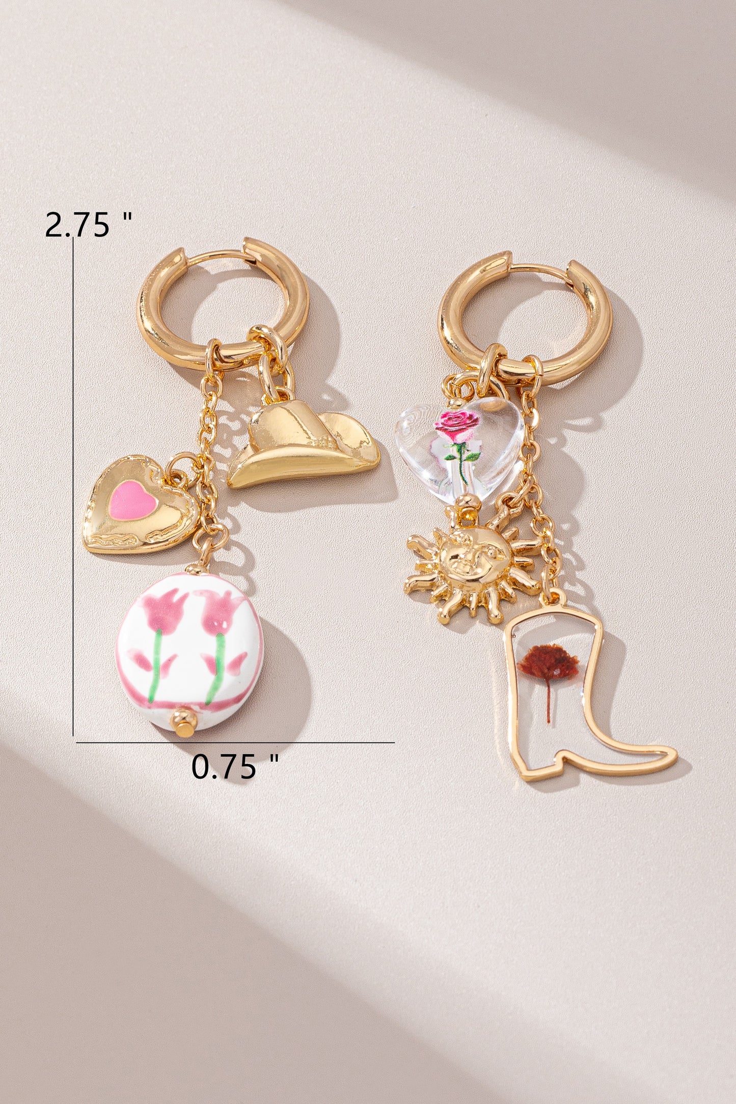 Western Charm Hoop Earrings