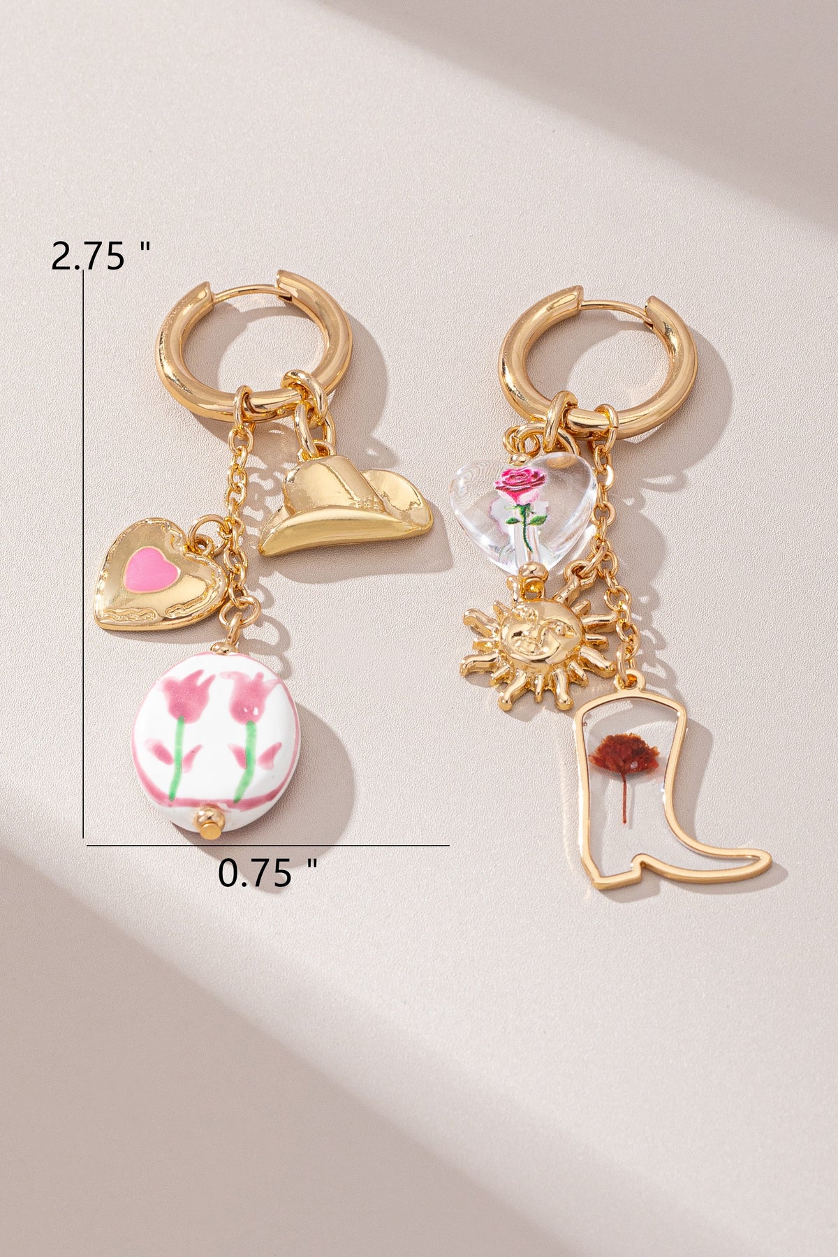 Western Charm Hoop Earrings