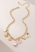 Western Ceramic Charm Necklace