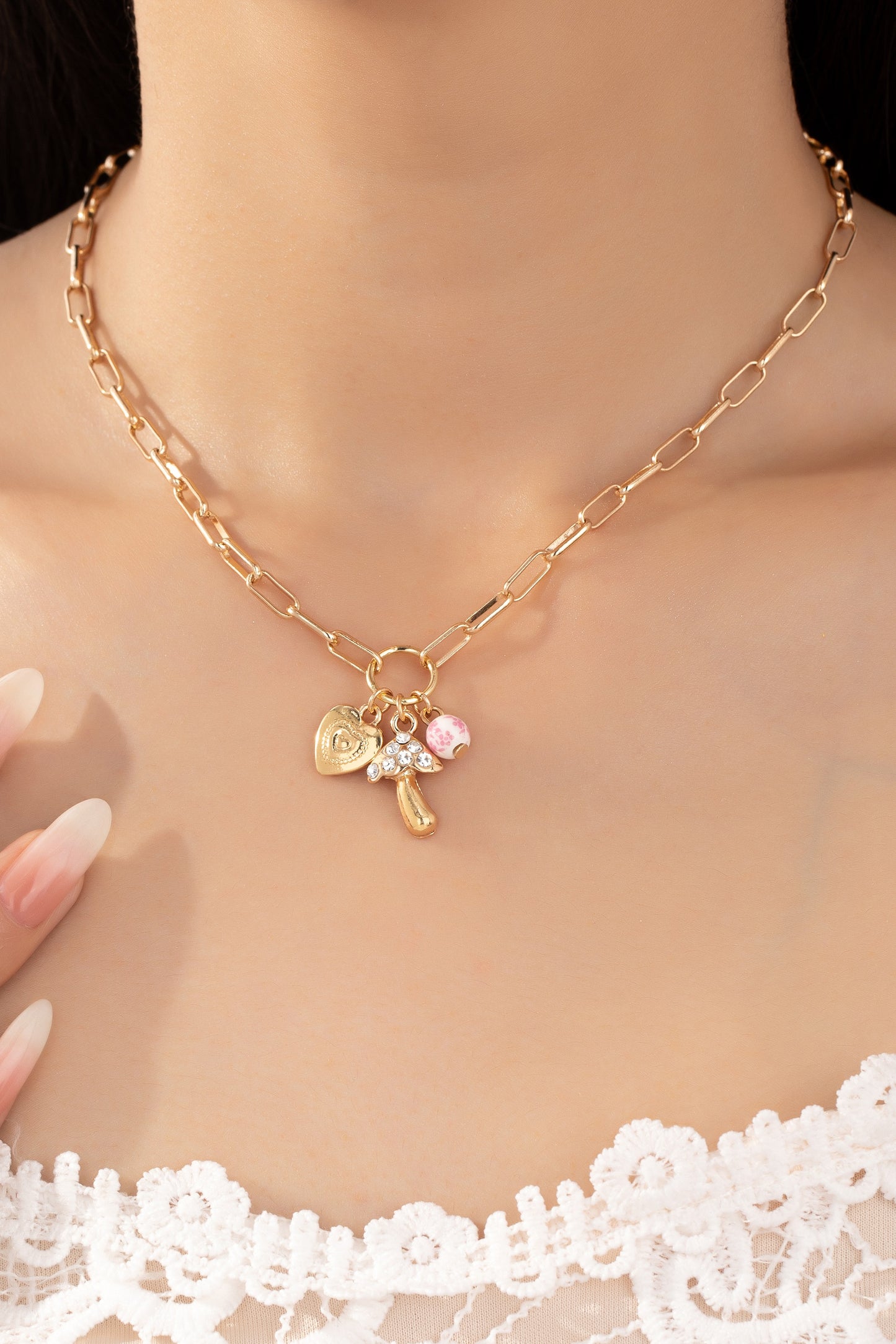 Autumn Forest Charm Necklace