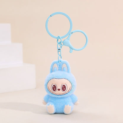 Labubu Plush Keychain & Bag Charm – Soft Collectible Toy Accessory