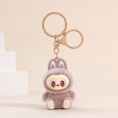 Labubu Plush Keychain & Bag Charm – Soft Collectible Toy Accessory