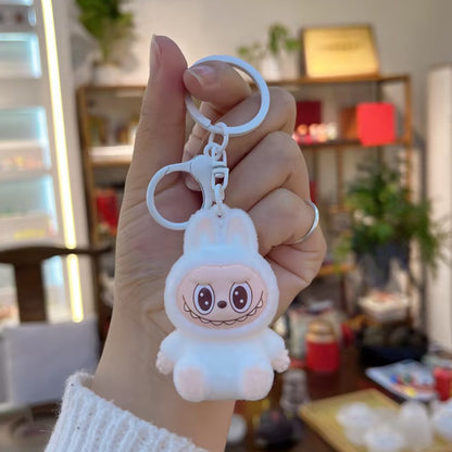Labubu Plush Keychain & Bag Charm – Soft Collectible Toy Accessory