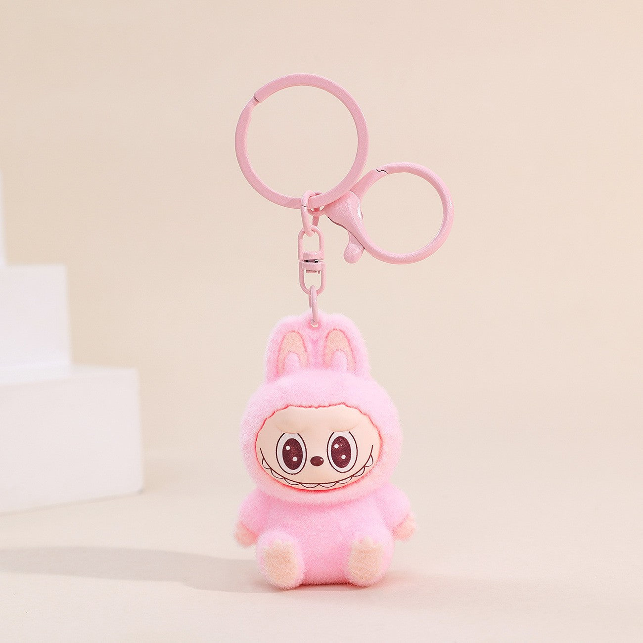 Labubu Plush Keychain & Bag Charm – Soft Collectible Toy Accessory