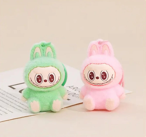 Labubu Plush Keychain & Bag Charm – Soft Collectible Toy Accessory