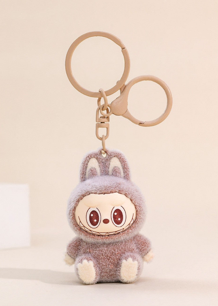 Labubu Plush Keychain & Bag Charm – Soft Collectible Toy Accessory