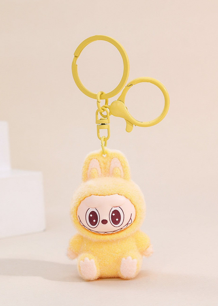 Labubu Plush Keychain & Bag Charm – Soft Collectible Toy Accessory