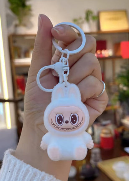 Labubu Plush Keychain & Bag Charm – Soft Collectible Toy Accessory
