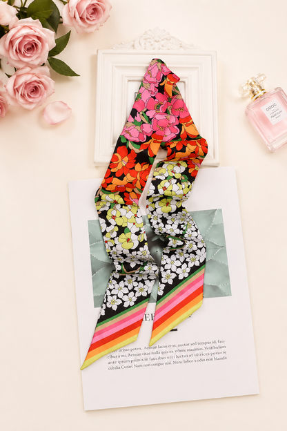 Floral Garden Twilly Scarf