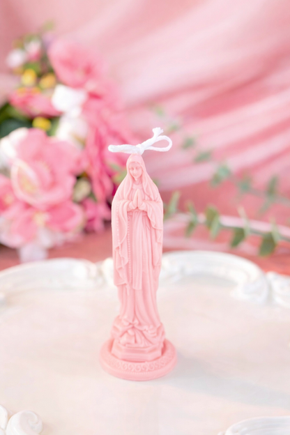 Virgin Mary Pillar Soy Candle