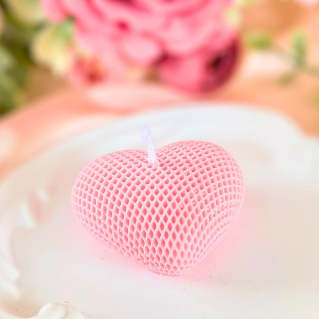 Mini Heart Candle