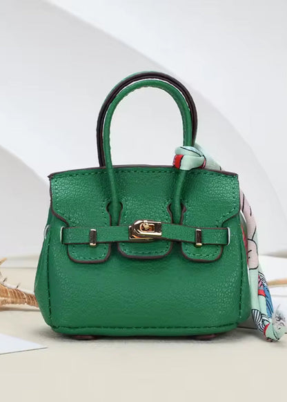 Mini Luxury Tote Bag Charm – Designer Inspired Key Holder