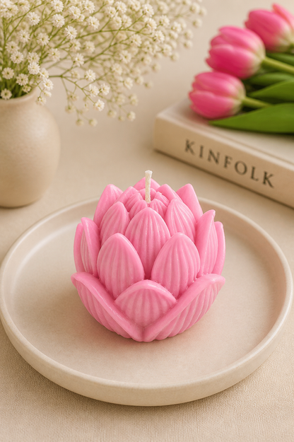 Lotus Flower Candle