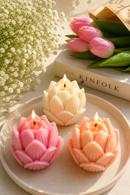 Lotus Flower Candle