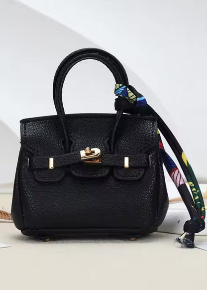 Mini Luxury Tote Bag Charm – Designer Inspired Key Holder