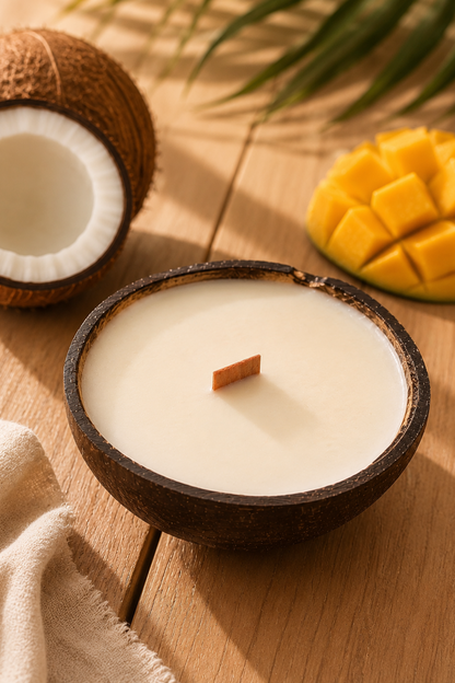 Island Escape Coconut Bowl Soy Candle