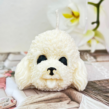 Dog-Shaped Candle
