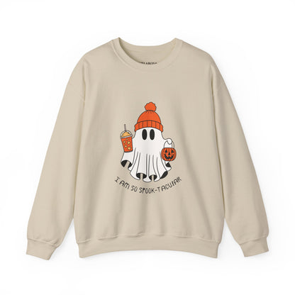 Spooky Ghost Halloween Sweatshirt - I am so Spook-tacular
