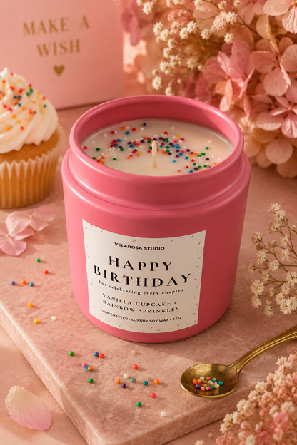 Happy Birthday – Luxury Soy Candle | 9 oz