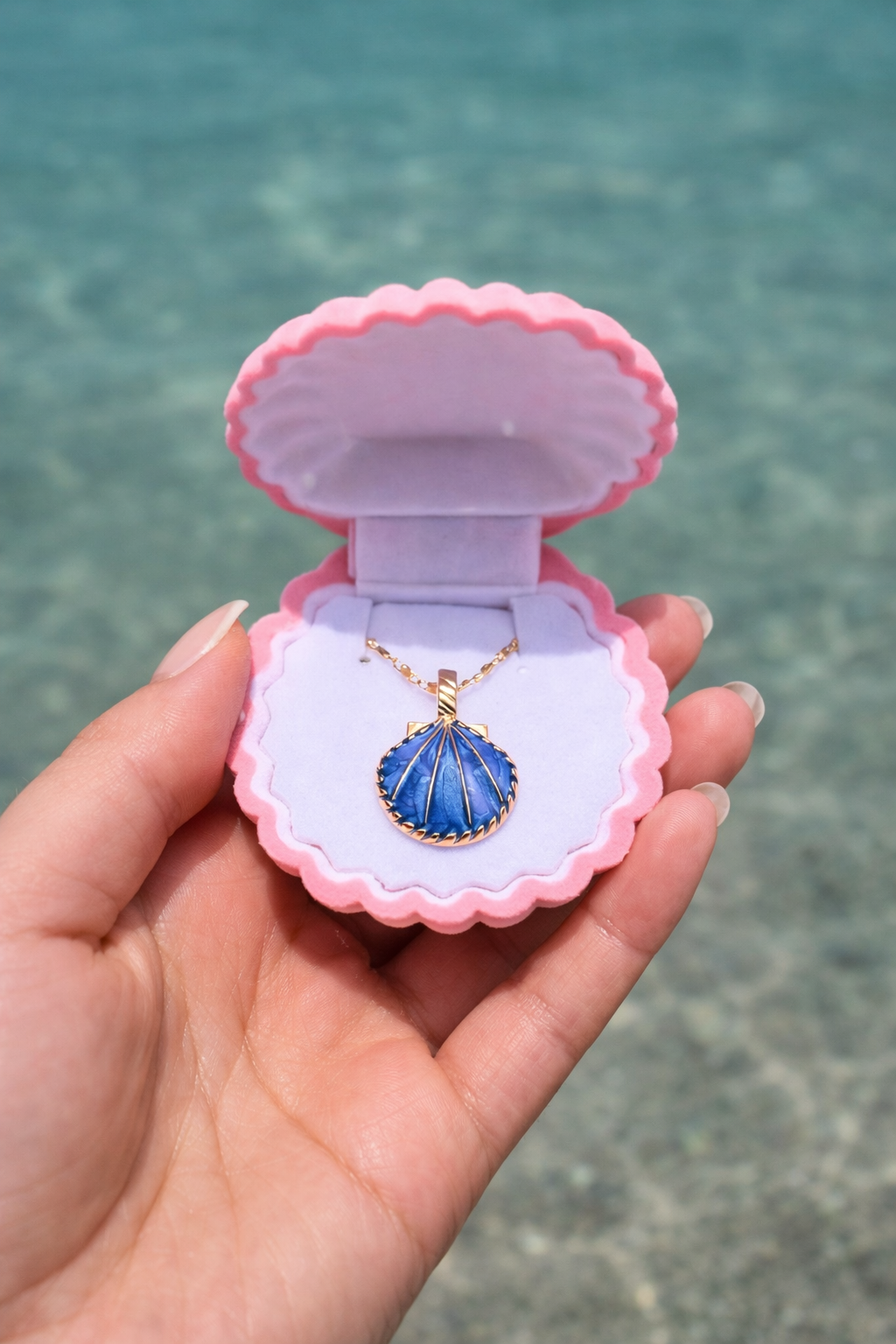 Ocean Treasure Shell Pendant Necklace