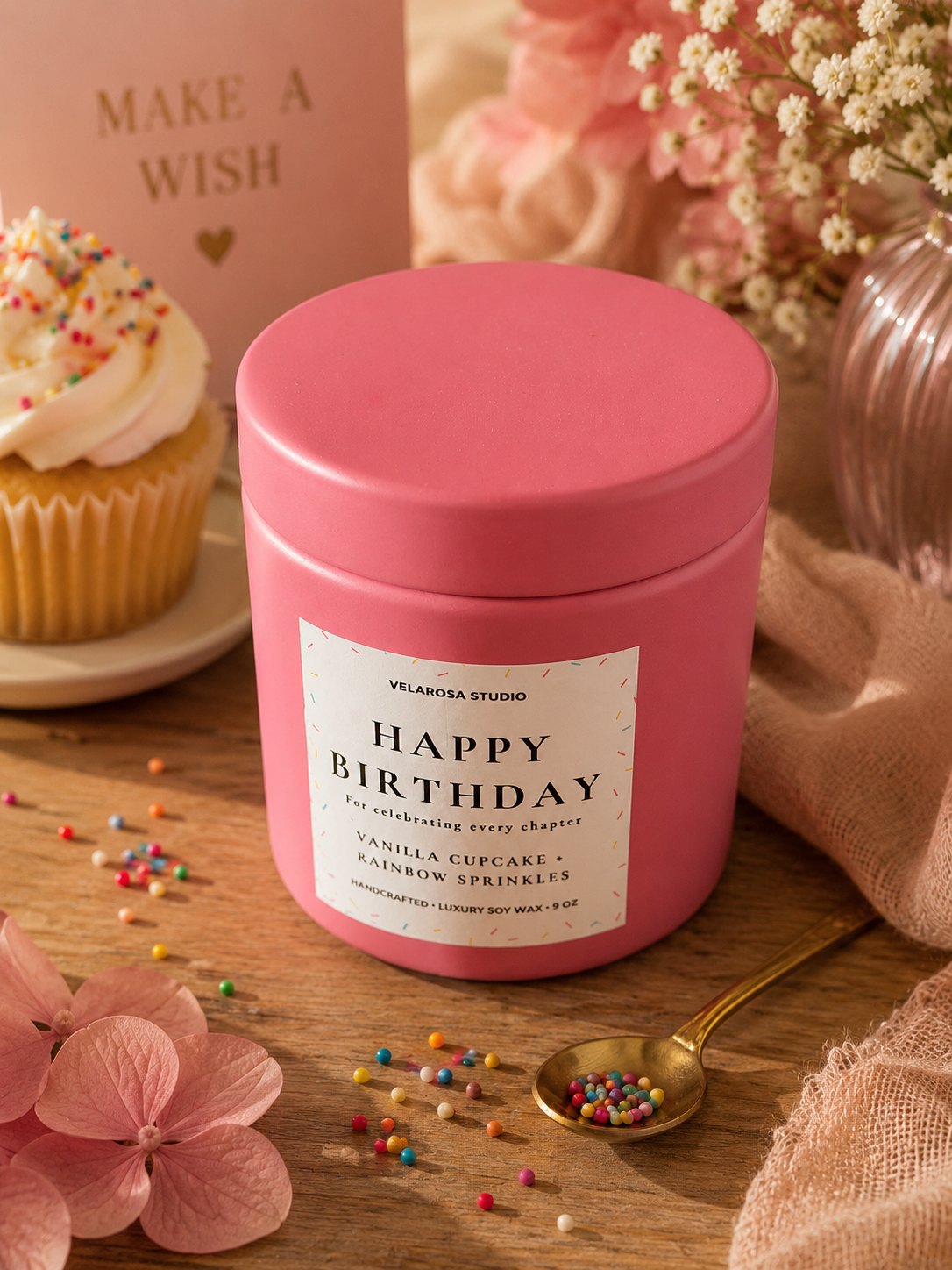 Happy Birthday – Luxury Soy Candle | 9 oz