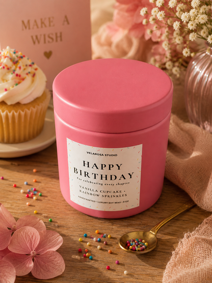 Happy Birthday – Luxury Soy Candle | 9 oz