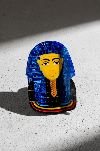 Jumbo Acetate Egyptian Pharaoh Hair Clip