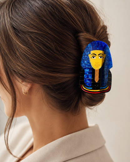 Jumbo Acetate Egyptian Pharaoh Hair Clip