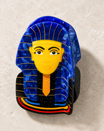 Jumbo Acetate Egyptian Pharaoh Hair Clip