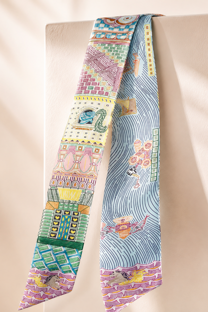 Palazzo Silk Twilly Scarf