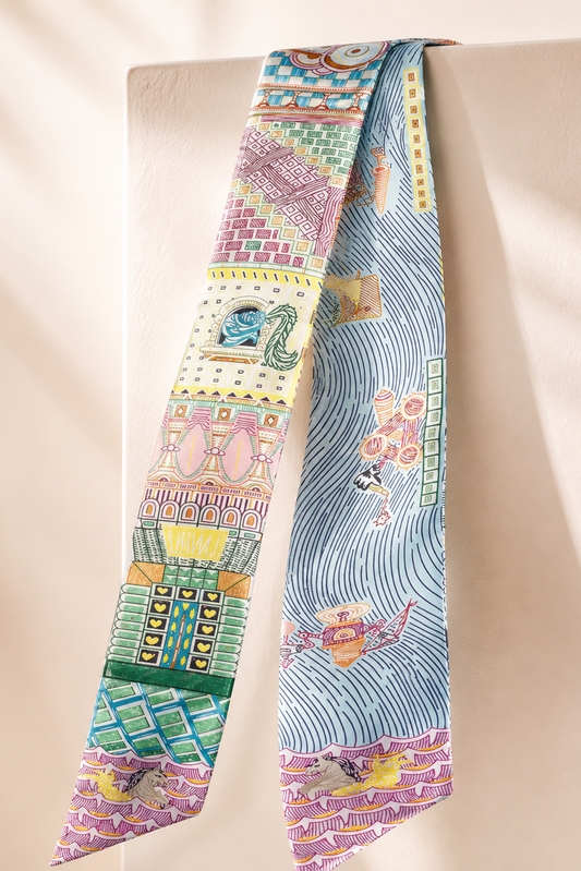 Palazzo Silk Twilly Scarf