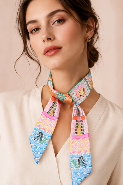 Palazzo Silk Twilly Scarf