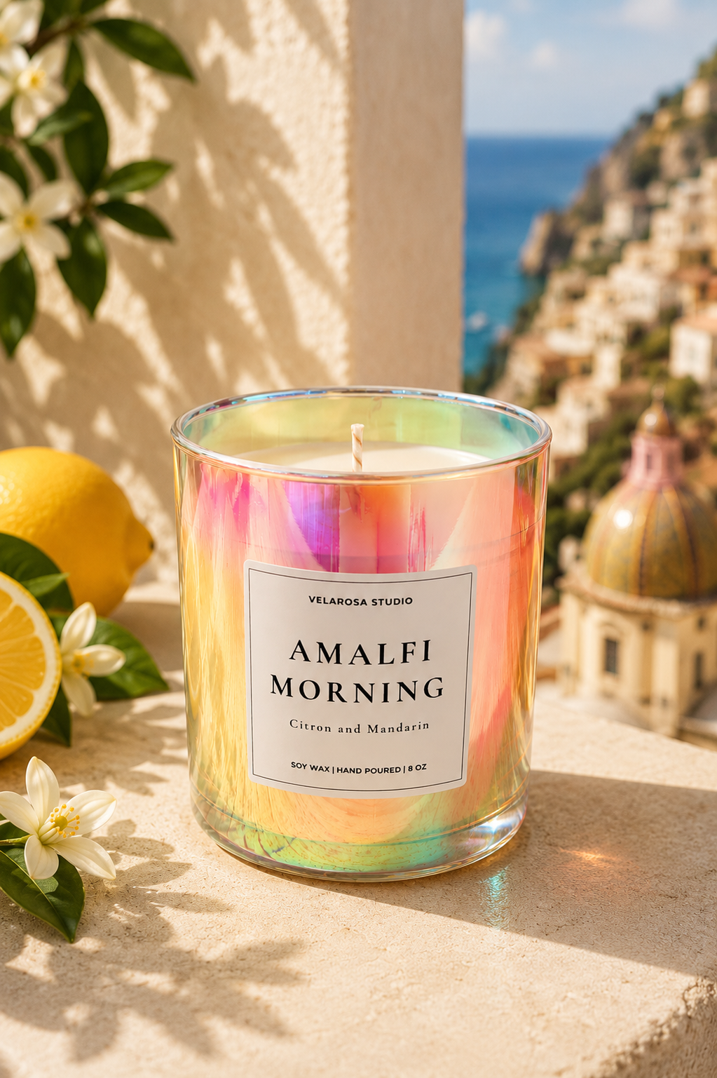 Amalfi Morning Luxury Soy Candle | Citron & Mandarin