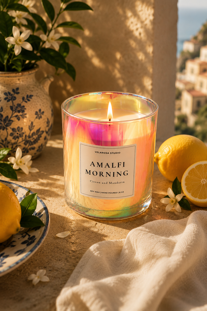 Amalfi Morning Luxury Soy Candle | Citron & Mandarin