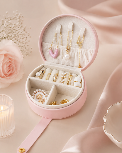 Petite Keepsake Travel Jewelry Case