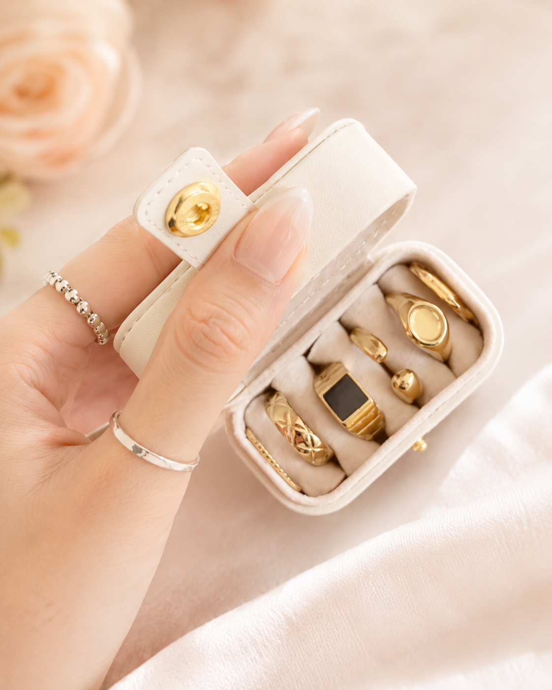 Mini Travel Jewelry Storage Case