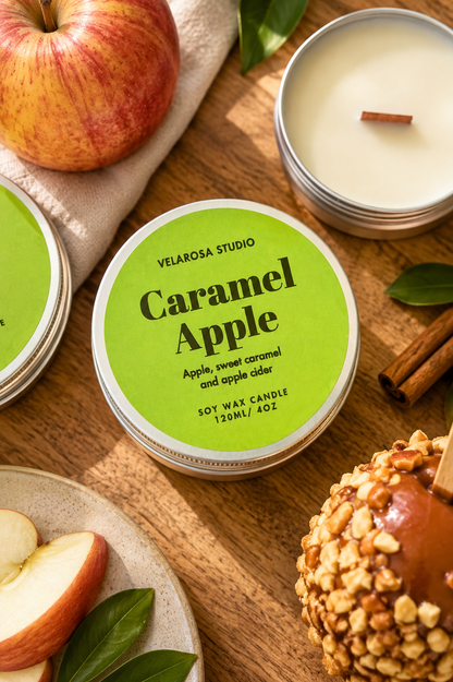 Caramel Apple Scented Candle