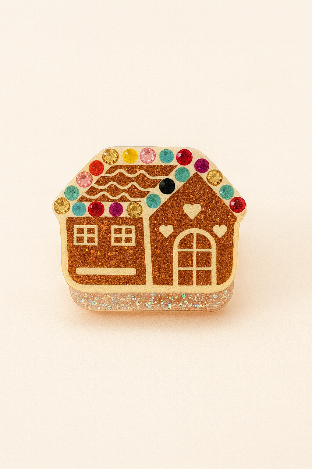 Holiday Sparkle Mini Clip Collection – Christmas Acrylic Hair Clips