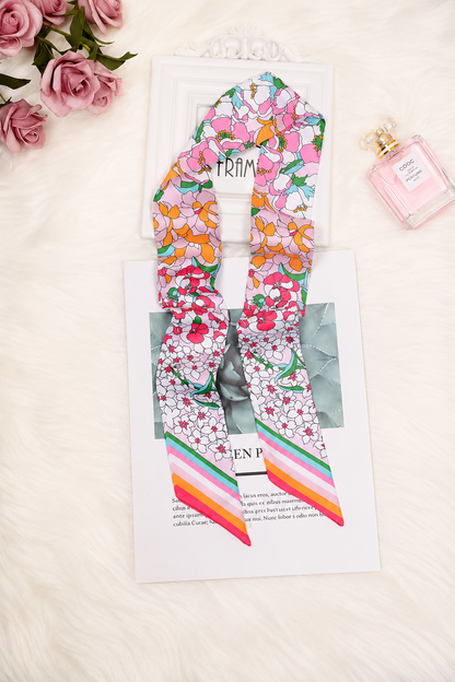 Floral Garden Twilly Scarf