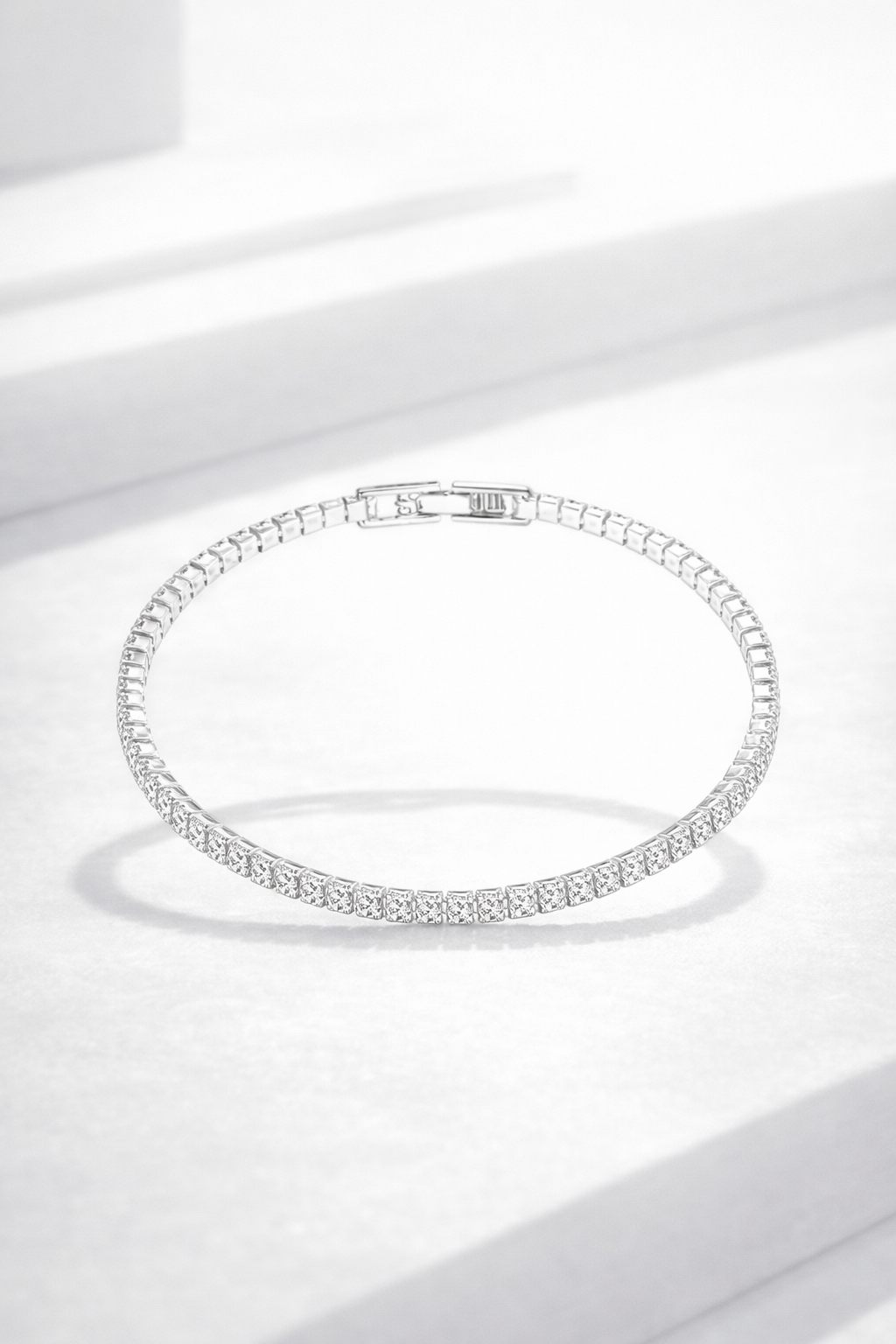 Classic Tennis Bracelet – Sterling Silver 925
